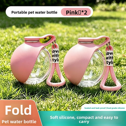 Foldable Portable Pet Water Bottle