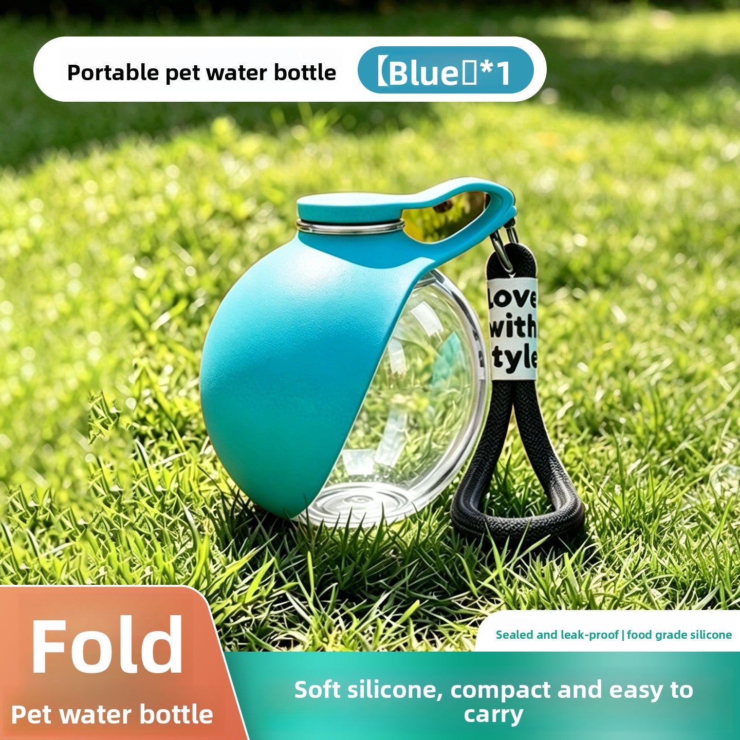 Foldable Portable Pet Water Bottle